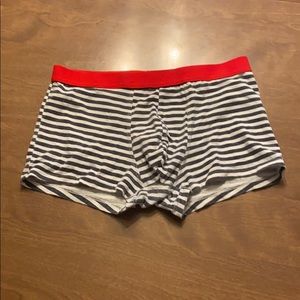 Blue & White Stripped Trunks